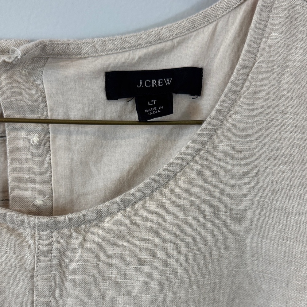 JCrew Sleeveless Linen Dress - Picture 2 of 6